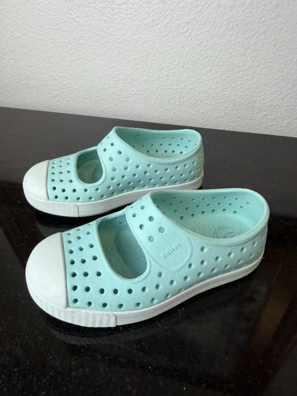 Native Shoes Unisex-Child Jefferson‎ Juniper Aqua (Toddler) Sneaker (C8)